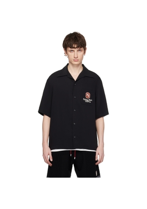 AMIRI Black 'MA Chateau' Camp Shirt