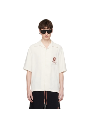 AMIRI Off-White 'MA Chateau' Camp Shirt