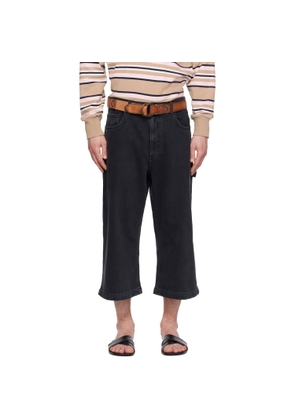 Sanderlak Black Wide Skater Jeans