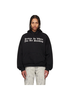 ALEXANDER DIGENOVA Black 'Heaven is Where' Hoodie