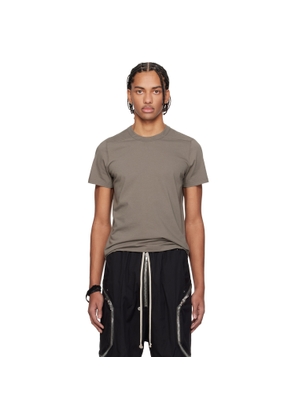 Rick Owens Gray Temple Short Level T-shirt