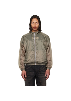 ALEXANDER DIGENOVA Khaki Taped Seam Rain Jacket