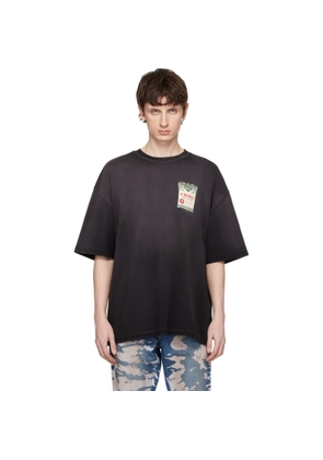 AMIRI Black Chateau Stamp Oversized T-shirt
