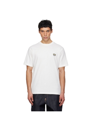 Kenzo White Kenzo Paris 'KENZO Wild Tiger' Embroidered T-shirt
