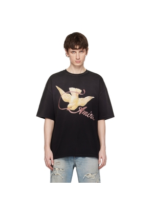 AMIRI Black 'Amiri Ribbon' Oversized T-shirt