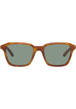 Gucci Orange Institutional Logo Sunglasses