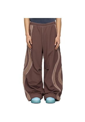 ERL Brown UFO Track Pants