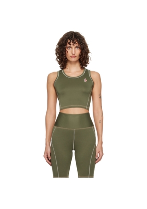 Moncler Grenoble Khaki Polartec Sport Top
