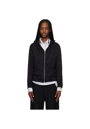 POST ARCHIVE FACTION (PAF) Black Zip Hoodie