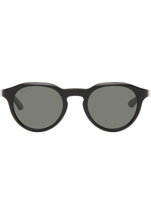 Gucci Black Institutional Logo Sunglasses