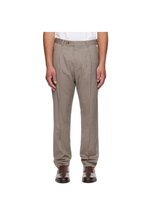 Paul Smith Brown Wool Trousers