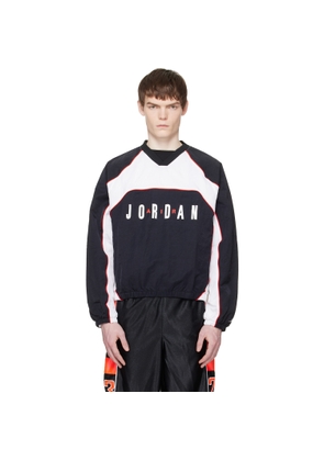 Nike Jordan Black & White Jordan Flight Track Jacket