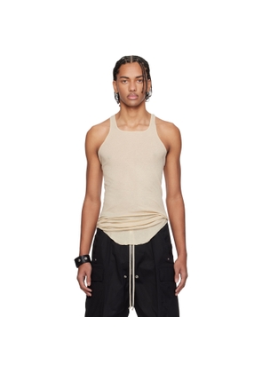 Rick Owens Off-White Temple Basic Rib Tank Top