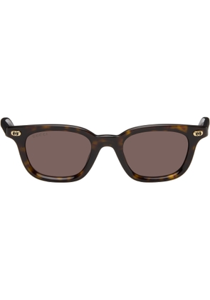 Gucci Brown Round Sunglasses