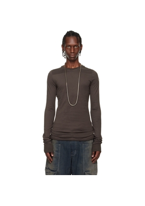 Rick Owens Moncler + Rick Owens Brown Girder LS T-shirt