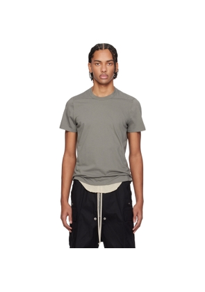 Rick Owens Gray Temple Short Level T-shirt