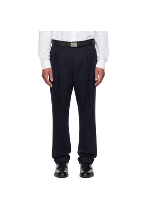 Paul Smith Navy Wool Trousers