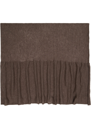 Cordera Taupe Merino Wool Shawl Scarf