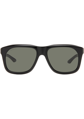 Gucci Black Institutional Logo Sunglasses
