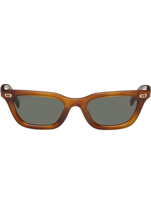 Gucci Brown Cat Eye Frame Sunglasses
