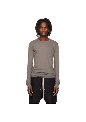 Rick Owens Gray Temple Basic LS T-shirt