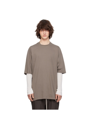 Rick Owens Gray Temple Jumbo S/S T-shirt