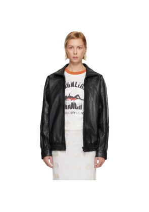 Conner Ives Batwing Leather Jacket