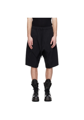 Julius Black Drop Crotch Shorts