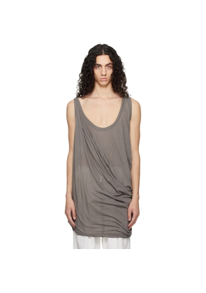 Rick Owens Beige Temple Pony Tank Top
