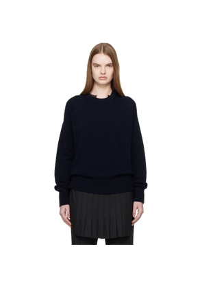 &Daughter Navy Innes Slouch Sweater