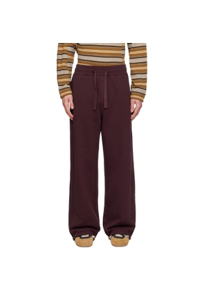 Sanderlak Burgundy Drawstring Sweatpants