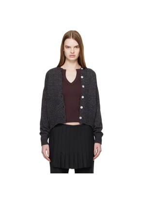 &Daughter Gray Ada Crewneck Cardigan