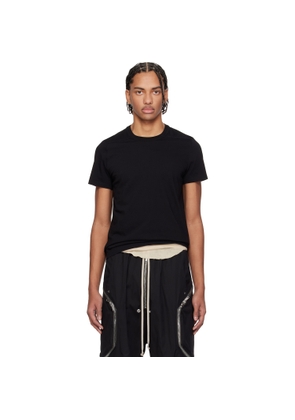 Rick Owens Black Temple Short Level T-shirt