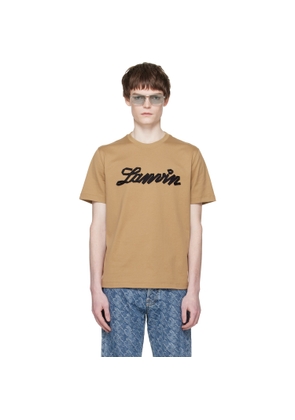 Lanvin Tan 'Lanvin Ribbon' T-shirt