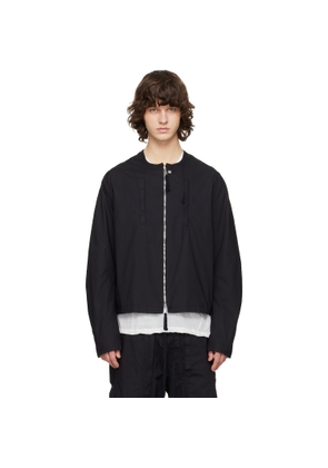 thom/krom Black Bomber Jacket