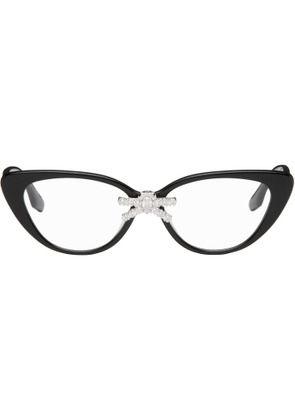 SHUSHU/TONG Black YVMIN Edition Front Jeweled-Bowknot Glasses