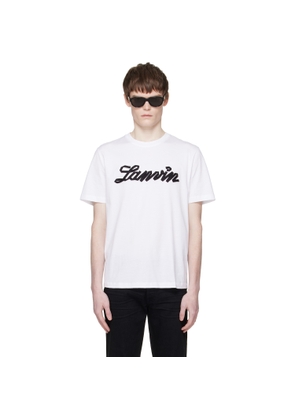 Lanvin White 'Lanvin Ribbon' T-shirt
