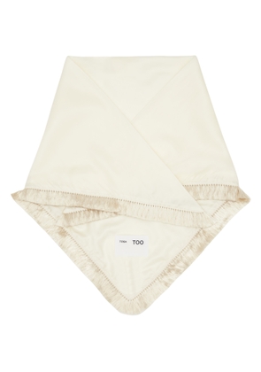 Toga Pulla Off-White Fringe Scarf