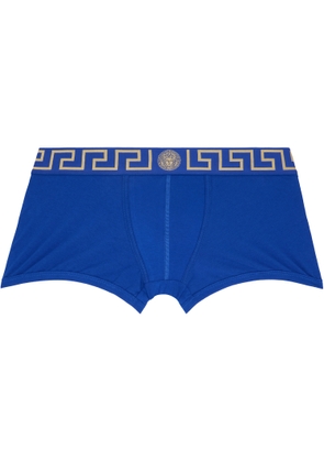 Versace Blue Cotton-Jersey Boxer Briefs