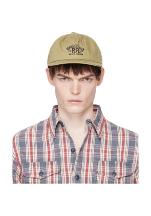 RRL Beige Ranch Logo Twill Ball Cap