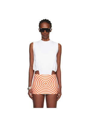 Jean Paul Gaultier White 'The Twisted' Bodysuit