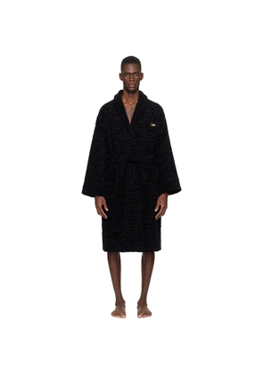 Versace Black Icon Bathrobe