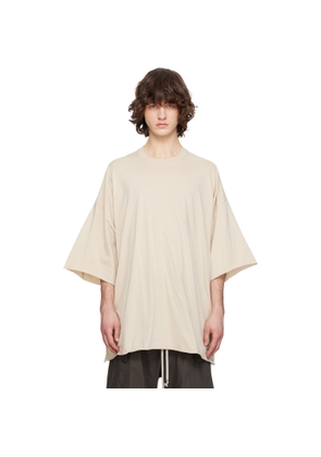 Rick Owens Beige Temple Tommy T-shirt