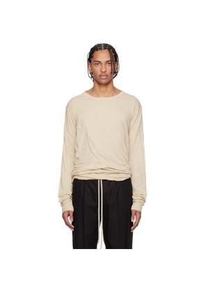 Rick Owens Off-White Temple Jumbo Double LS T-shirt