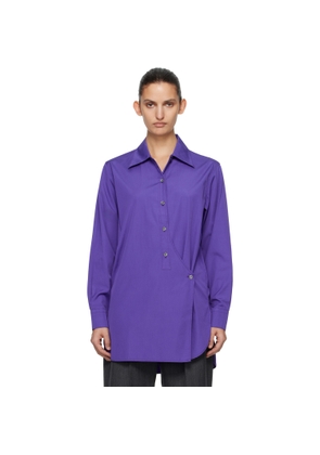 OUR LEGACY Purple Wave Shirt