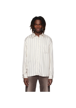 Sunflower Beige & Blue New Base Fluid Shirt