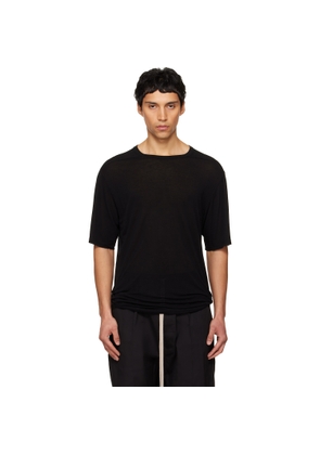 Rick Owens Black Temple Brad Silk T-shirt