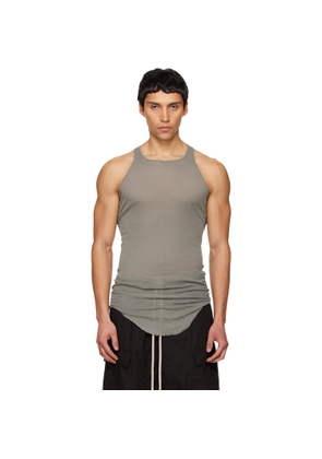 Rick Owens Gray Temple Basic Rib Tank Top