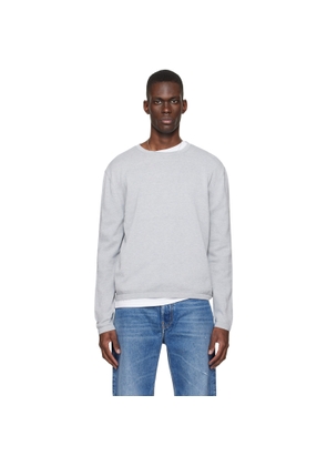 SIRE Gray Long Sleeve Crewneck T-shirt