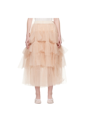 Simone Rocha Pink Tutu Midi Skirt